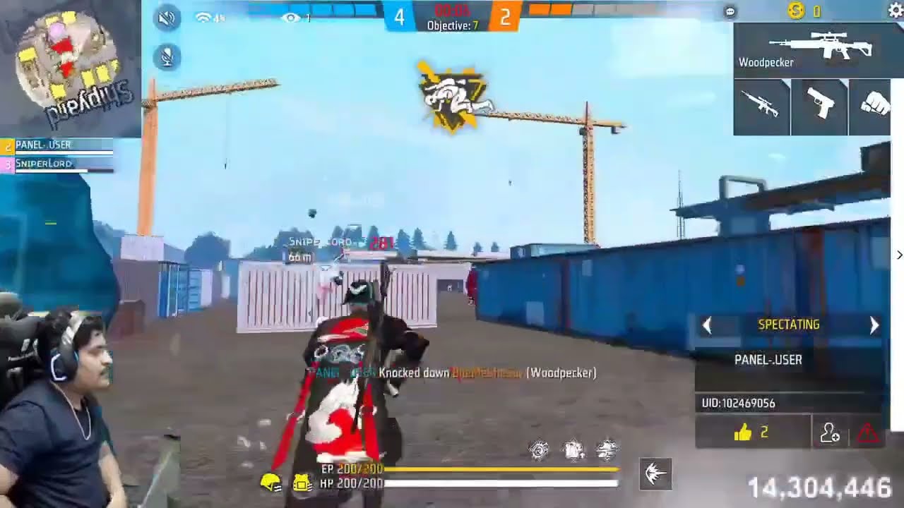 Raistar 100% Panel User Proof Woodpecker - Garena Free Fire Headshots Reactions Shorts Panel-User