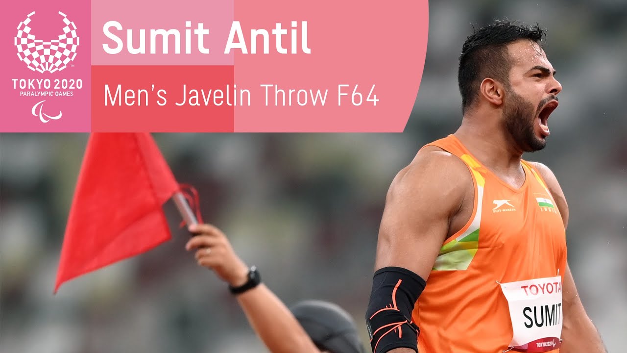 🇮🇳 India's Sumit Antil Breaks World Record THREE Times & Wins Gold | Tokyo 2020 Paralympic Games