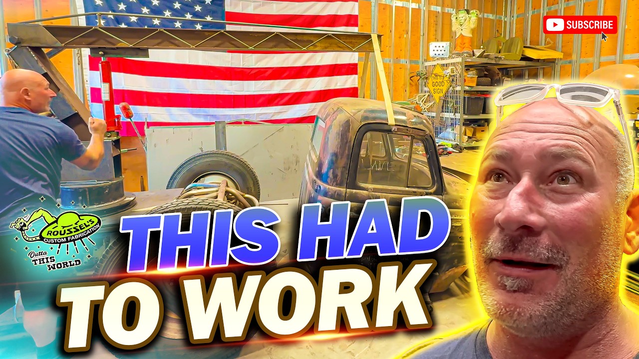 От скептицизма к успеху! Ян Руссель ДОКАЗЫВАЕТ это и ПОДНИМАЕТ кабину Rat Rod своим краном для ме...