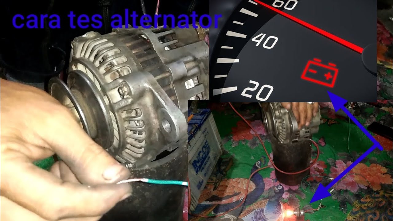 cara tes alternator secara manual, dan indikator batre pasti akurat