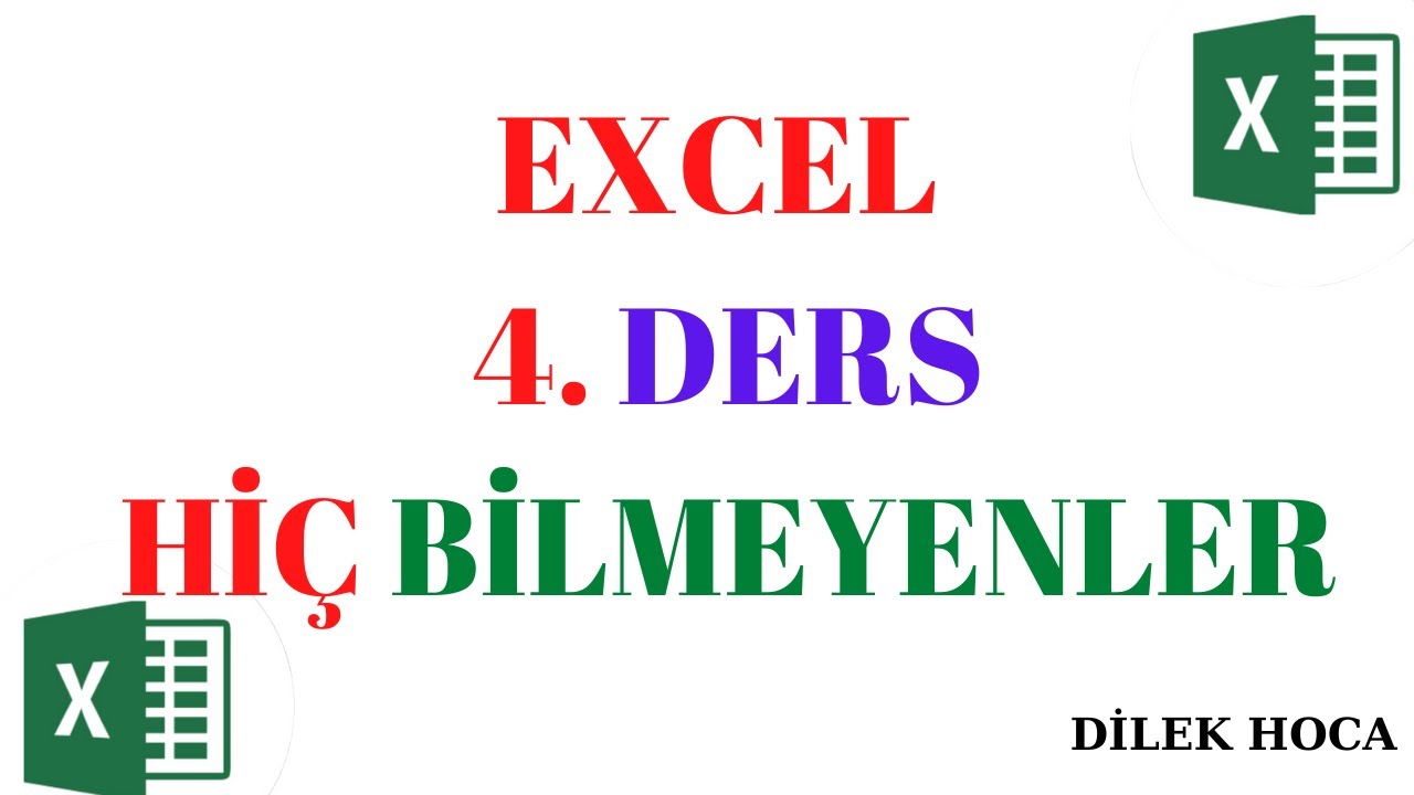 Excel Tabloyu Sayfaya Sığdırma #4 Éxcel Dersi | EXCEL SAYFA DÜZENİ | TABLOYU SAYFAYA SIĞDIRMA