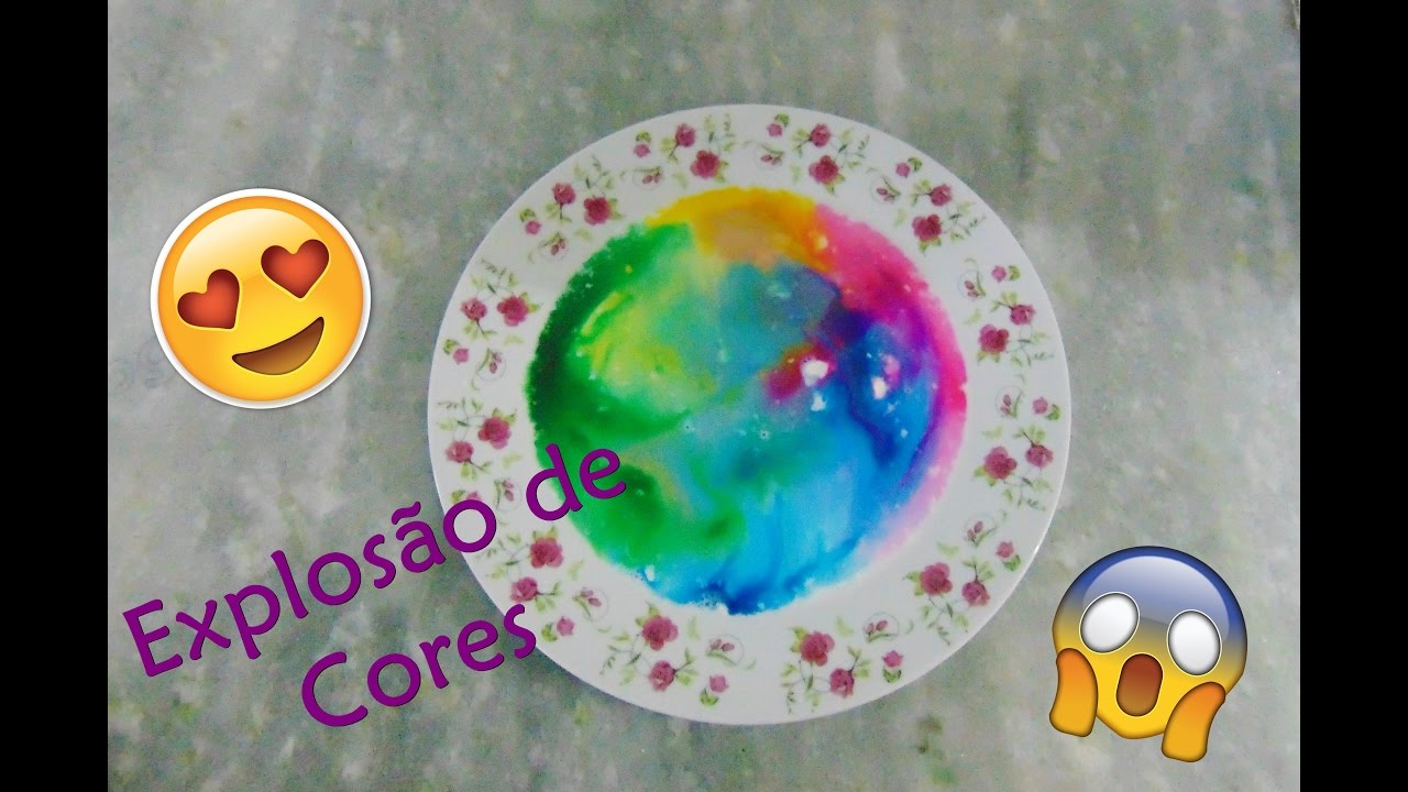 ATIVIDADE INFANTIL- EXPLOSÃO DE CORES, EXPERIÊNCIA COM LEITE