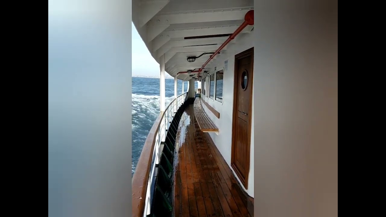 PAŞABAHÇE VAPURUNDA LODOS YOLCULUĞU