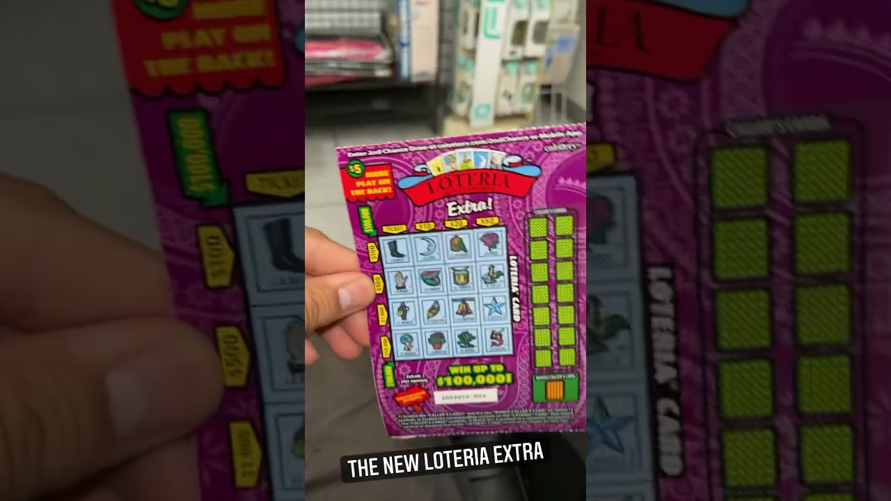 Playing the new LOTERIA EXTRA scratcher