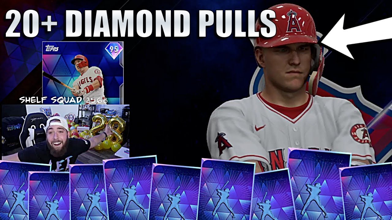 GREATEST MLB PACK OPENING EVER! 20+ DIAMONDS! MLB THE SHOW 20 STREAM HIGHLIGHTS!