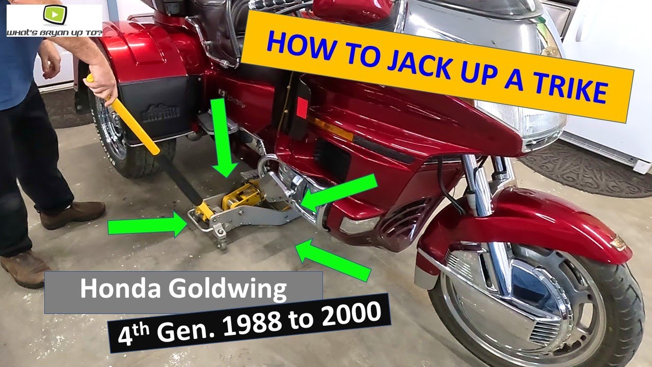 How to Jack Up a Honda Goldwing Trike