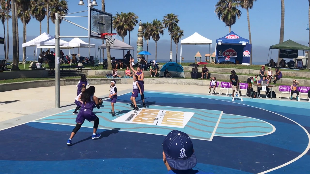 Sophia Yve Dignadice #12  LA Sparks Balln on the Beach