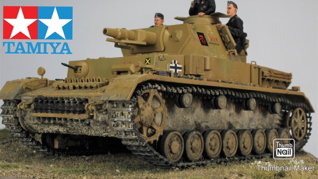 Tamiya 1/35 Panzer IV F, полная сборка, часть 2, сборка пластиковой модели танка, покраска и везе...