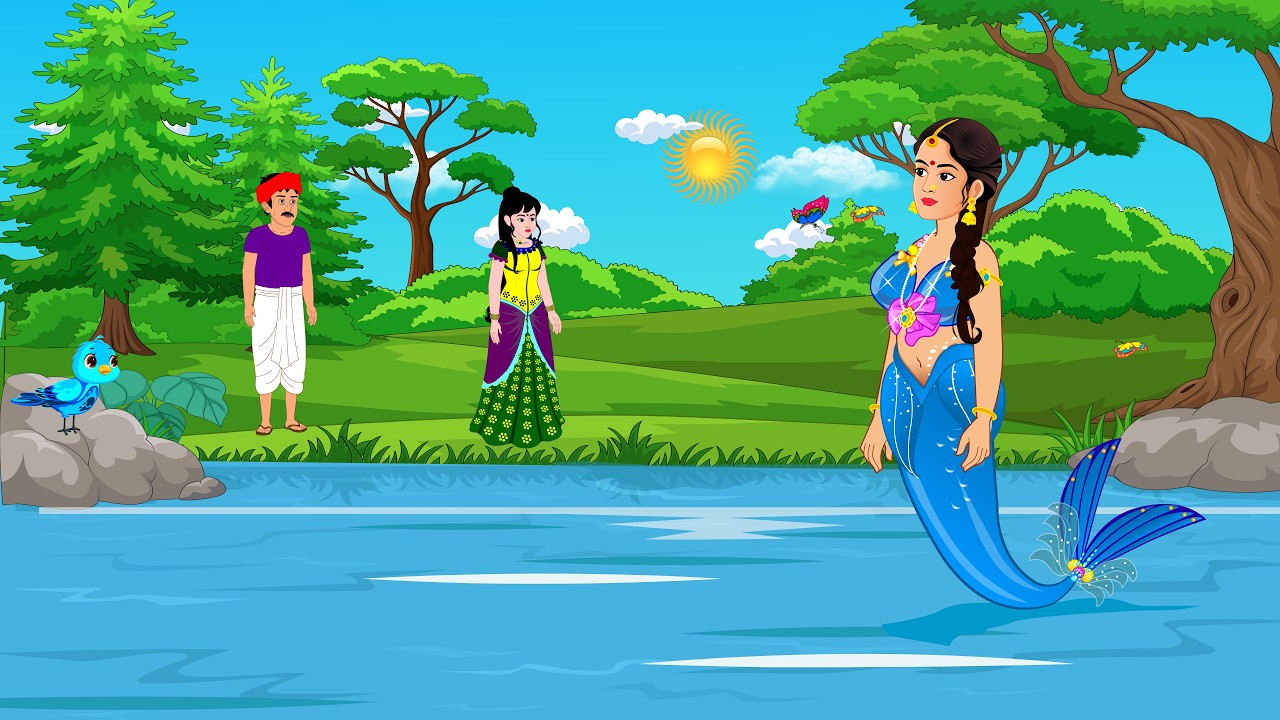 रहस्यमय जलपरी और शापित पक्षी | Hindi Story | Hindi Kahani | Moral Stories | cartoon story