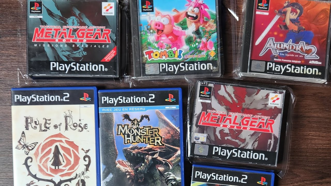 présentation collection ps1 ps2 de très belle choses 🤩🤩