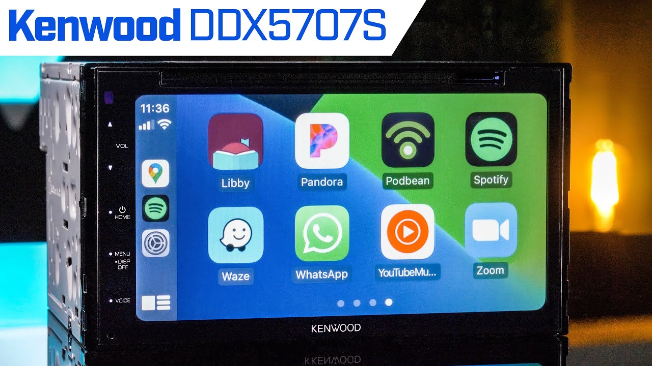 Kenwood DDX5707S — Apple Carplay, Android Auto и дублирование экрана Android — менее 400 долларов...