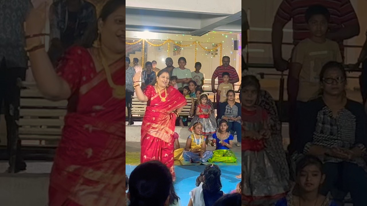 🎉Celebrations at my community #telangana #dance #performance #entertainment #youtubeshorts