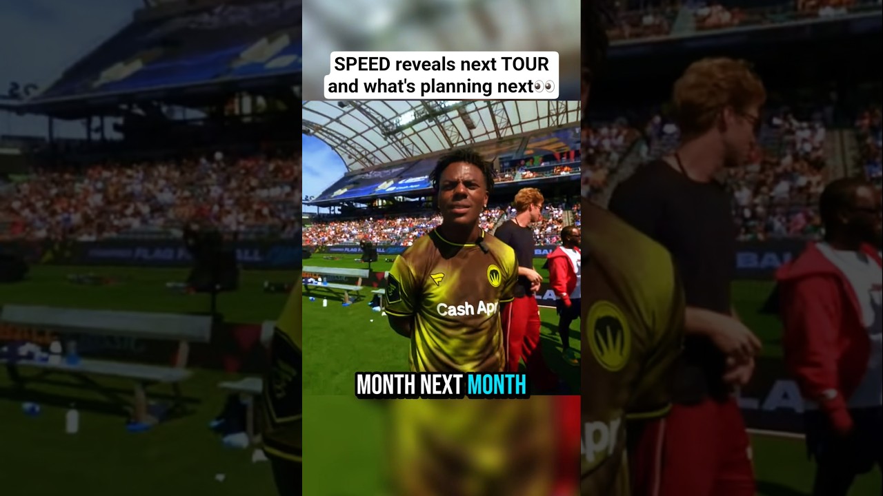 SPEED Announces His Next TOUR & Future Plans👀 #ishowspeed #tour #fanatics #flagfootball