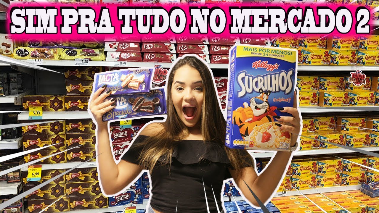 MINHA MÃE DISSE SIM PRA TUDO NO MERCADO #2