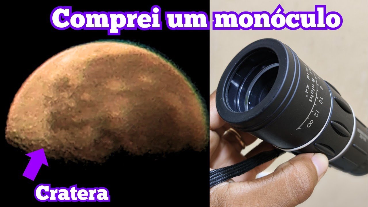 Monóculo da Shopee 16x para ver a LUA