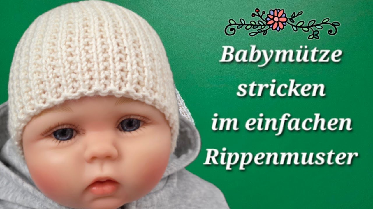 Süße Babymütze stricken