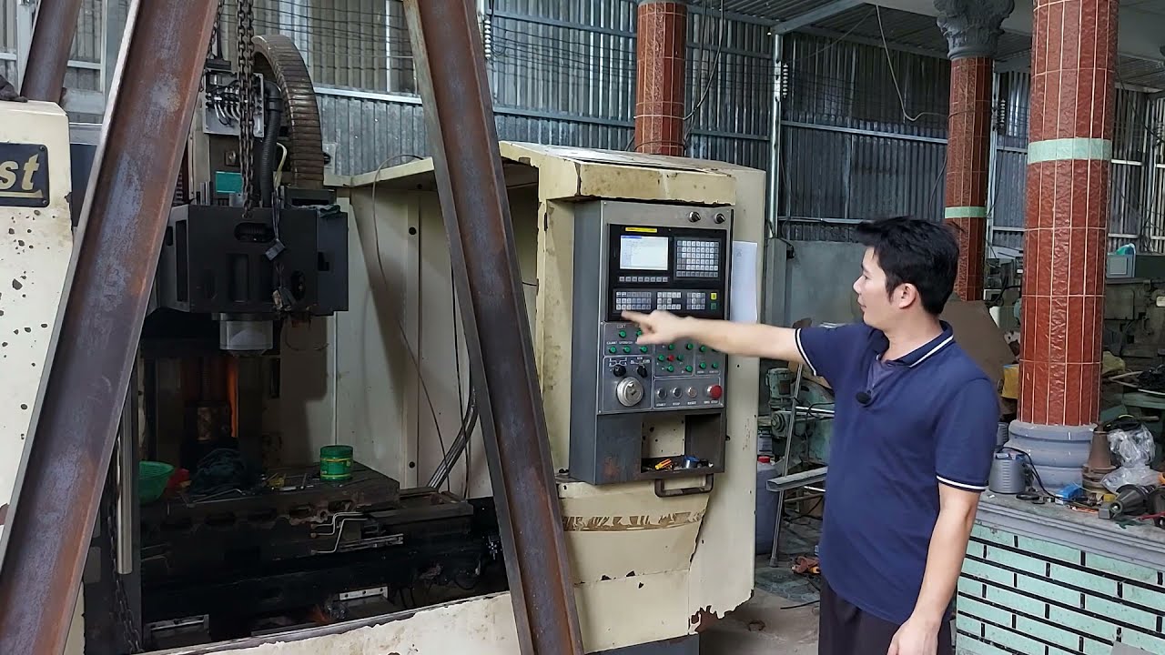 Cài đặt bộ điều khiển XC809DC  cho máy phay CNC