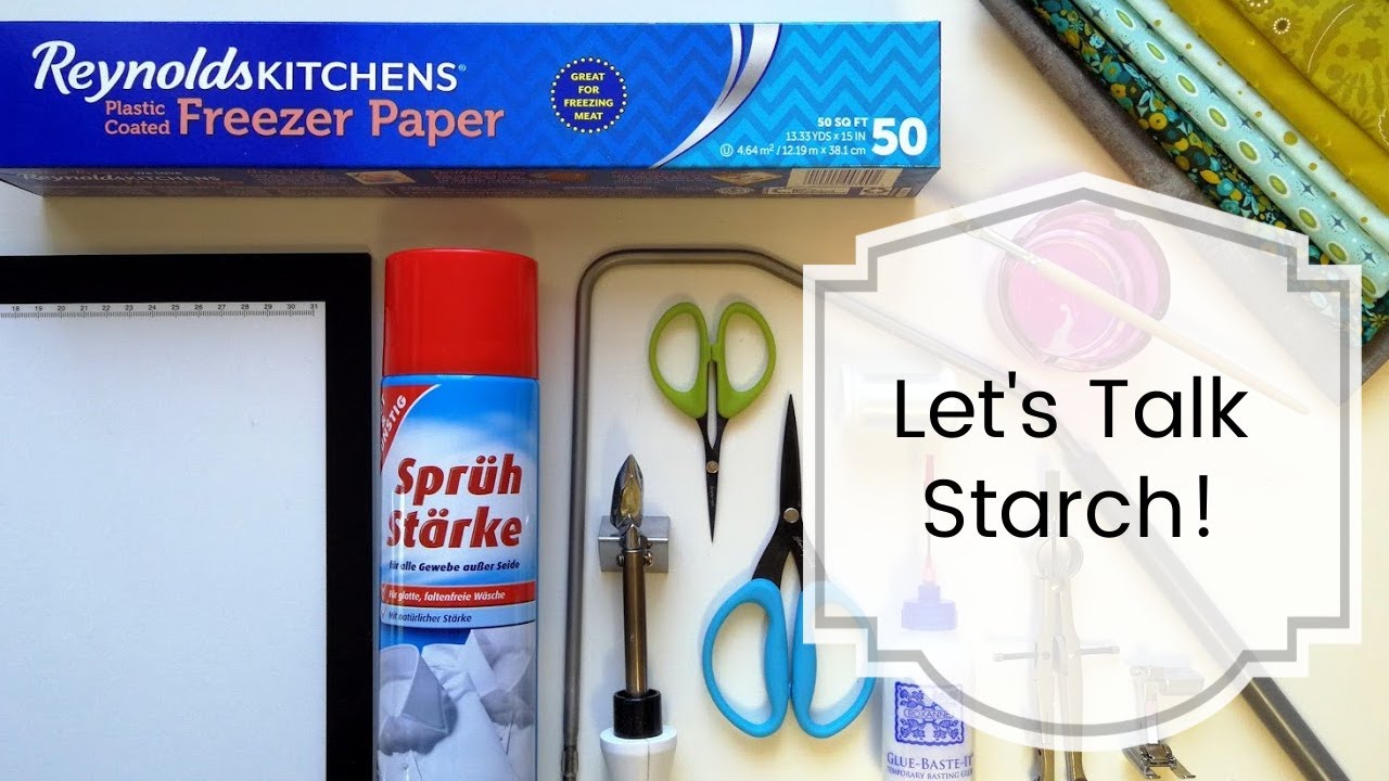 Starch Applique Method, part 2 of 5 - Let's Talk Starch