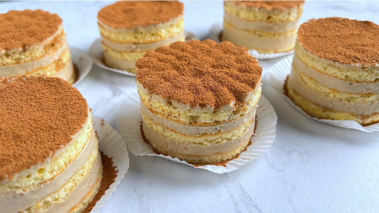 The Softest Mini Tiramisu Cakes! Elegant, Quick, and No Fuss