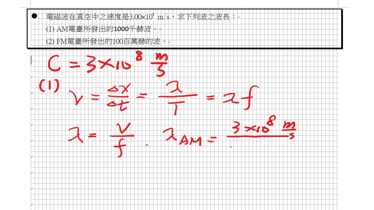 電磁波波長