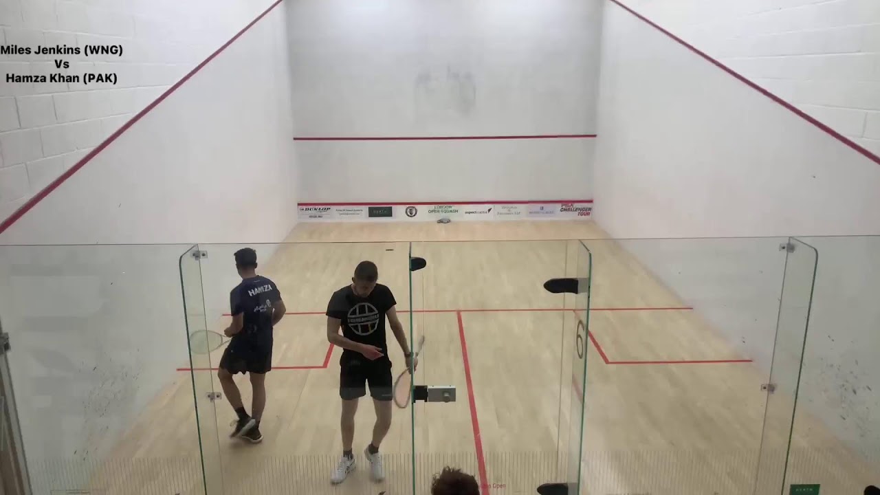 Men first round. (7th match) Miles Jenkins (ENG) vs Hamza Khan (PAK)