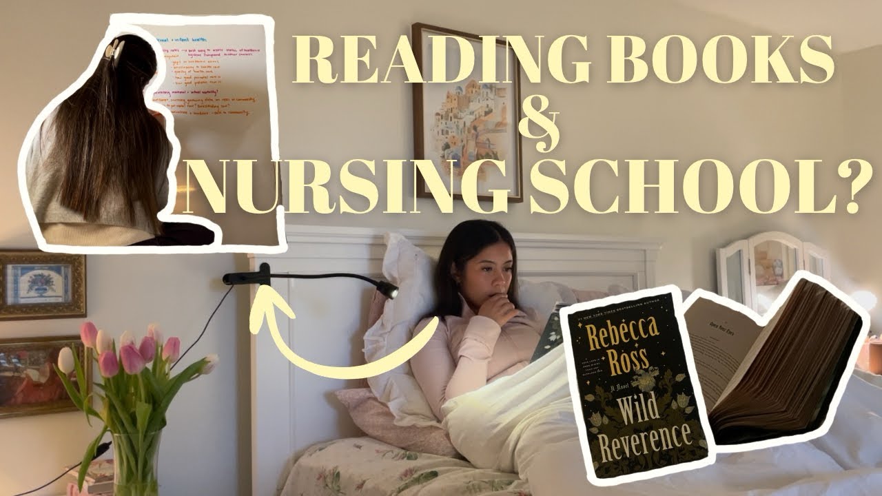 How much I read in a week as a nursing student 📖🌟🩺 can you read in nursing school??