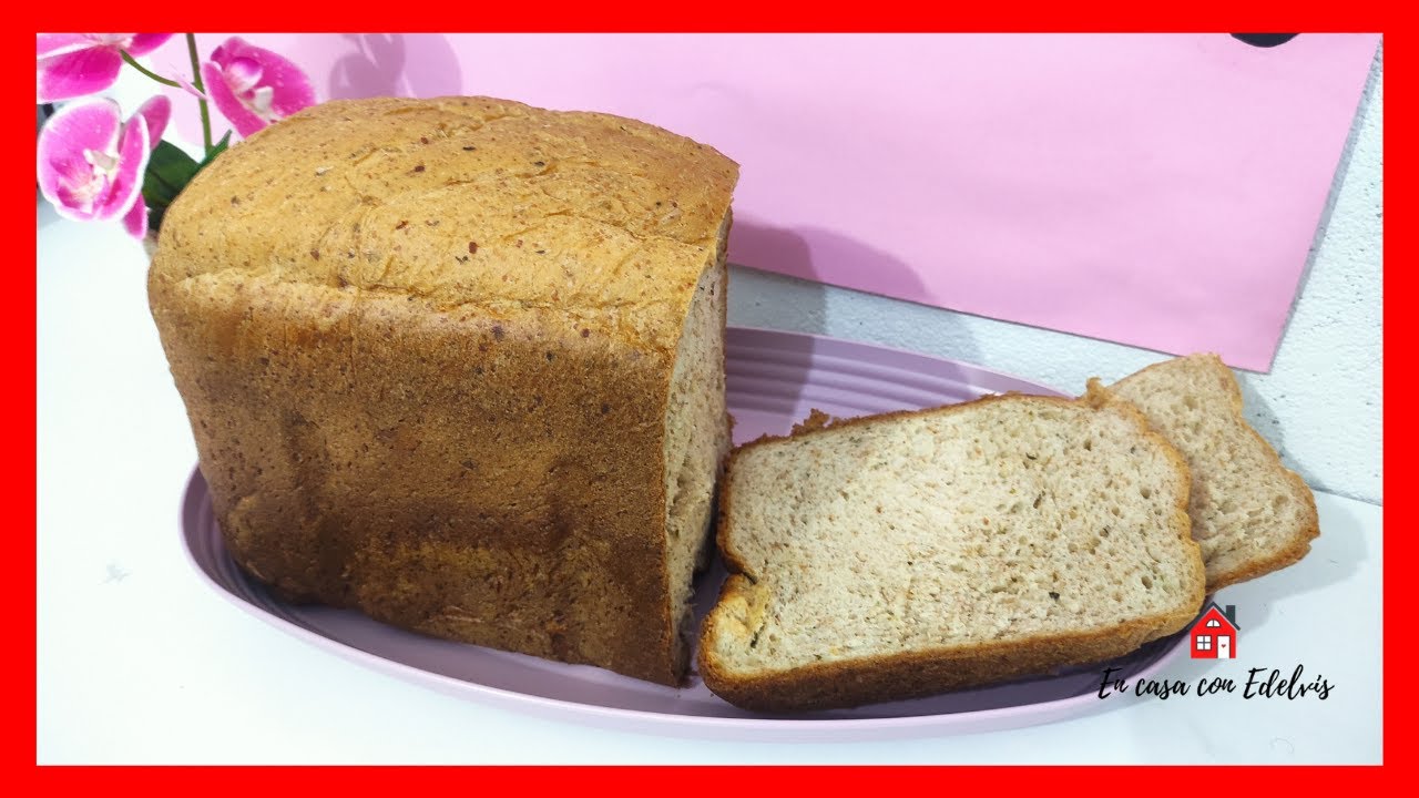 🍞Pan de Orégano y Queso Parmesano en Panificadora Moulinex