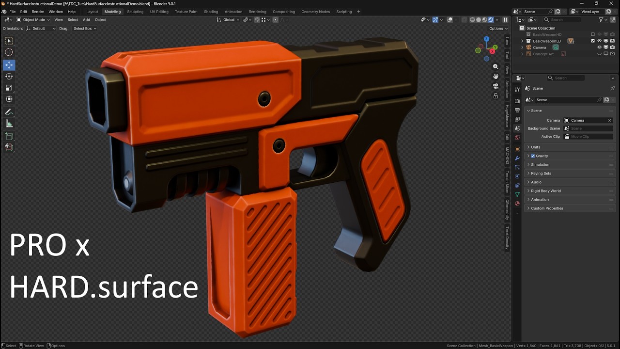 Blender Hard Surface Modeling Workflows - Part One