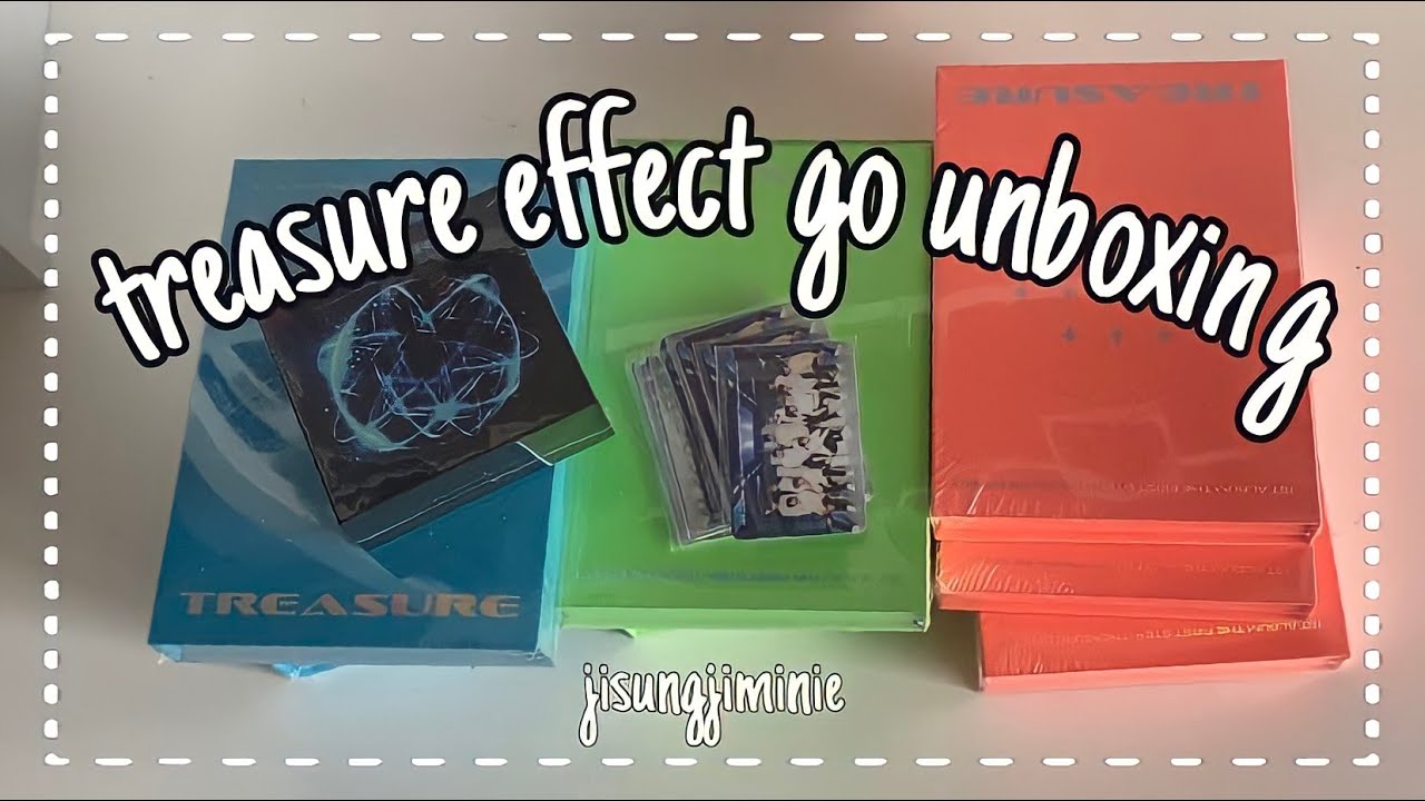♡︎treasure effect group order unboxing♡︎