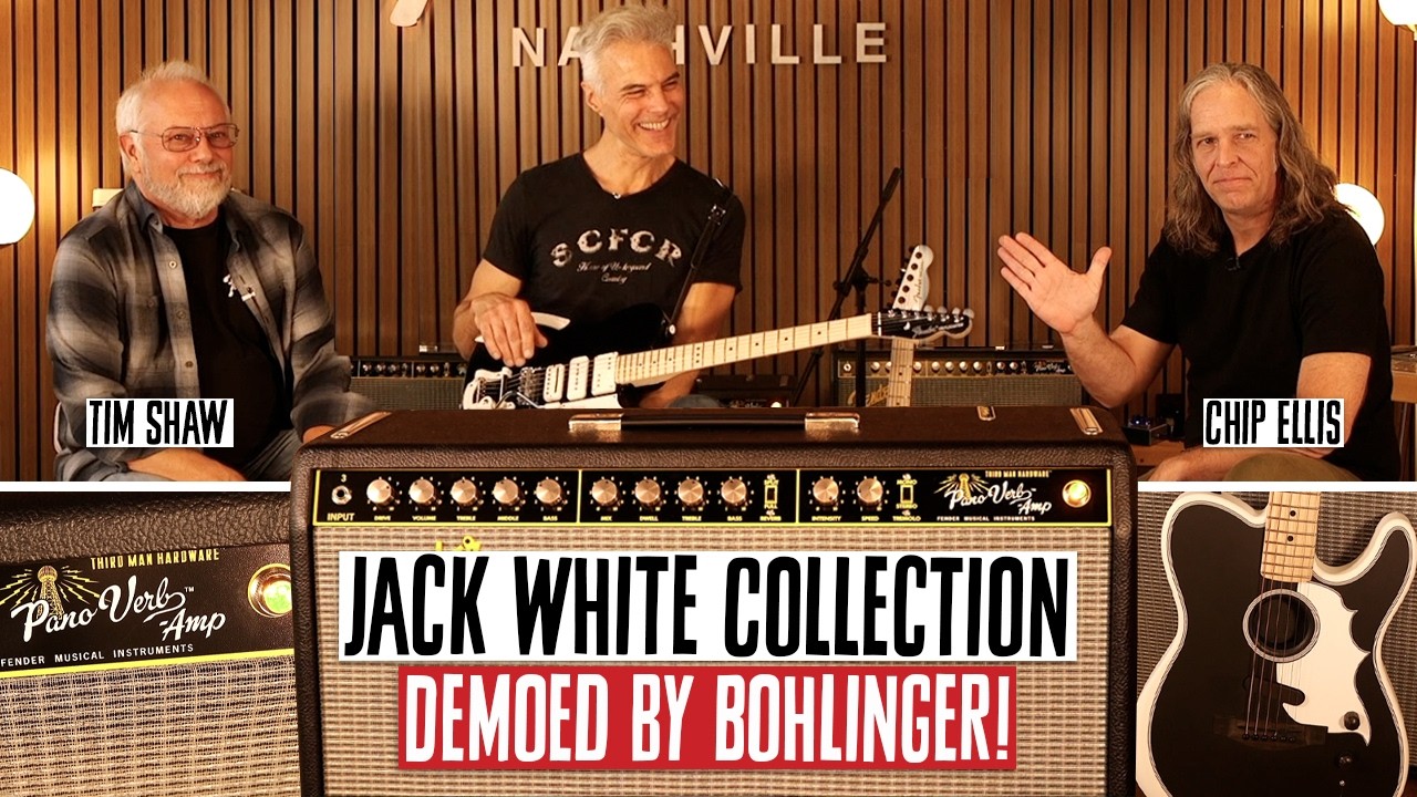 Bohlinger Tests Jack White's Fender Triplecaster Telecaster, Triplesonic Acoustasonic & Pano Verb