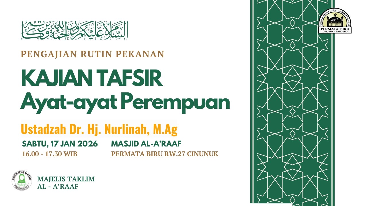 Ustadzah Dr. Hj. Nurlinah, M.Ag KAJIAN TAFSIR Ayat-ayat Perempuan