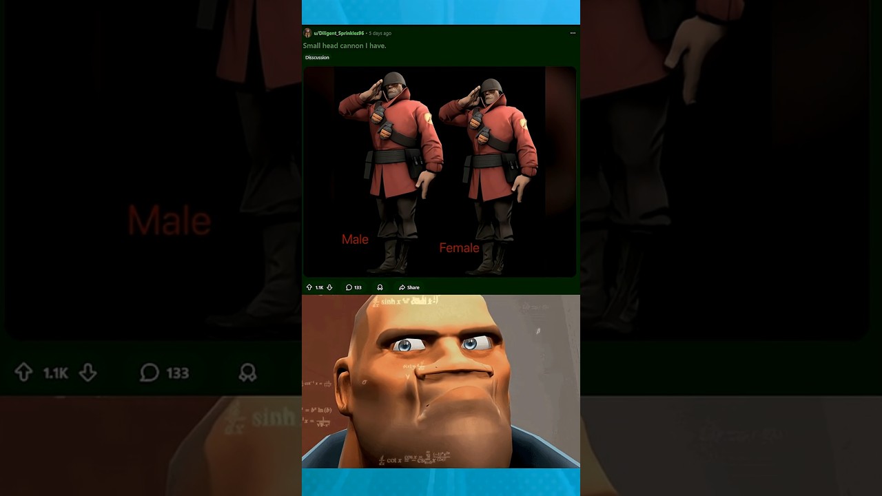 Male vs Female Soldier