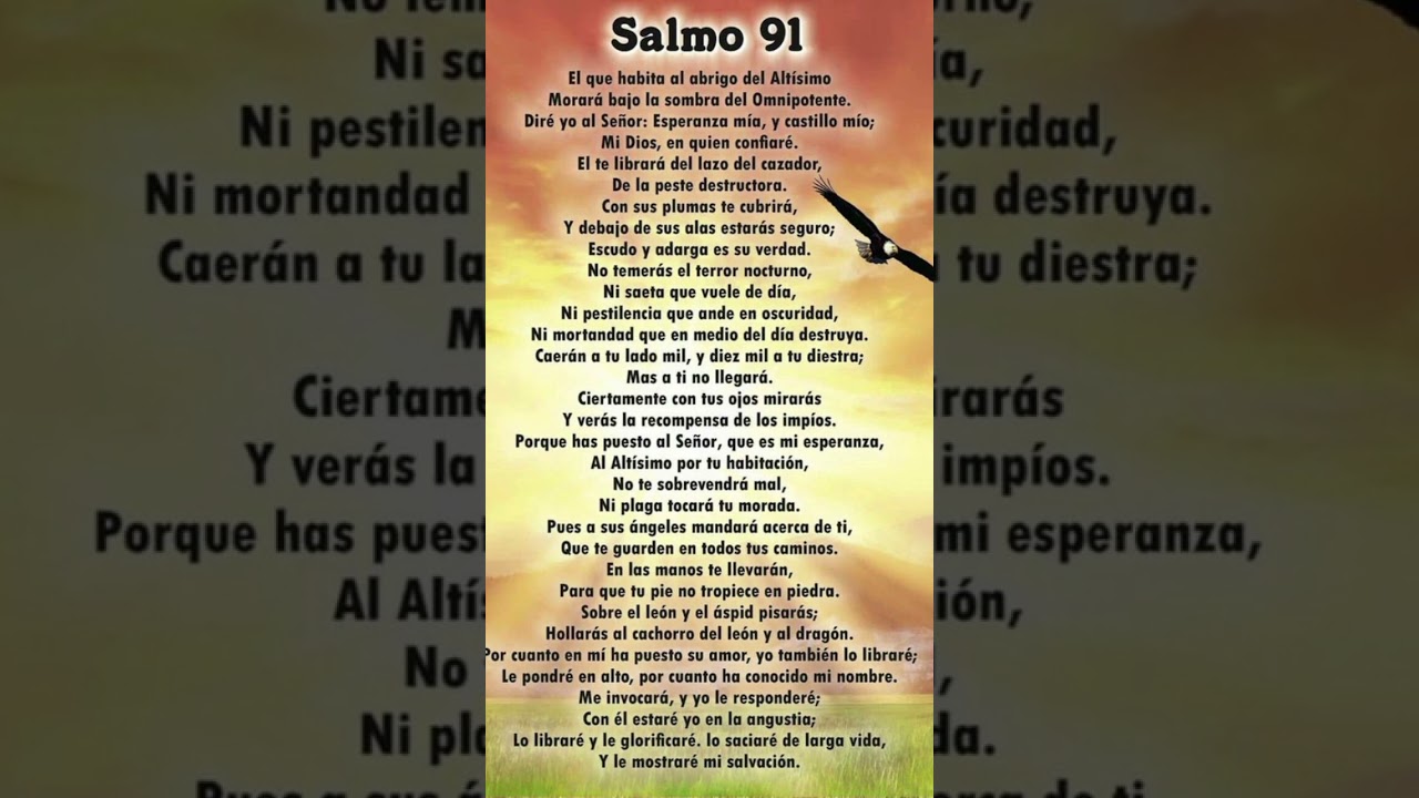 Oraci&oacute;n del salmos 91 |  #oracion #amor #fe #frases #oraciones