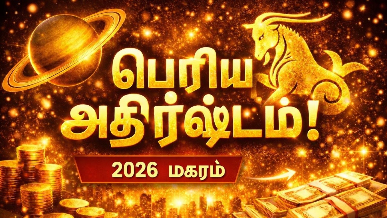 மகர ராசி பலன் 2026 | சனி பெயர்ச்சி பிறகு பெரிய அதிர்ஷ்டம் – அடுத்த 60 நாட்கள் வாழ்க்கை மாறும்