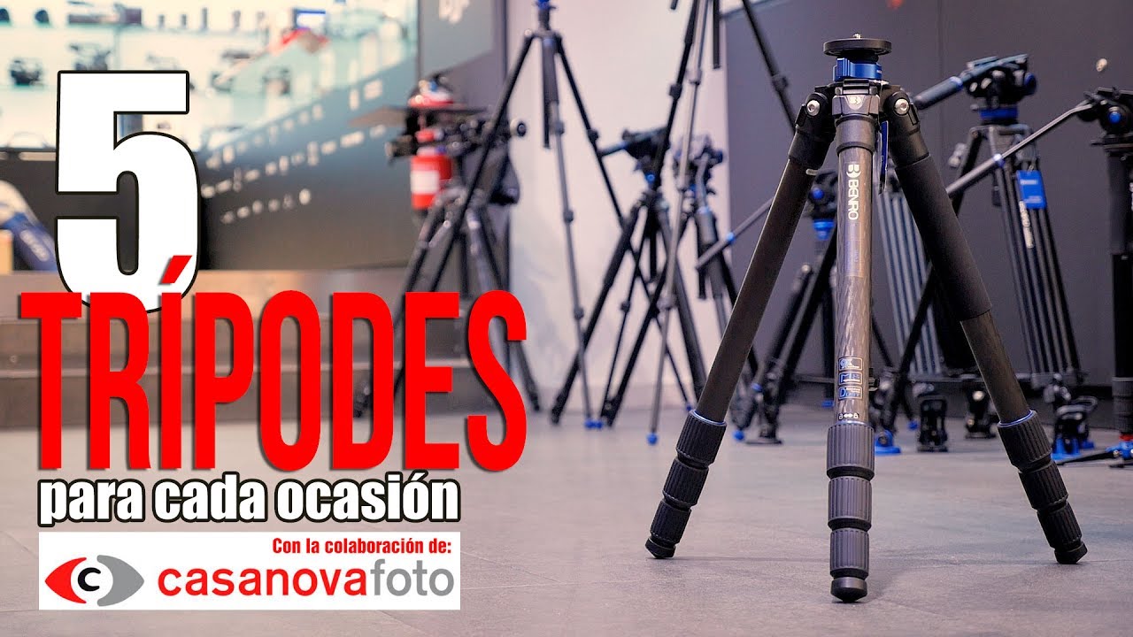 5 trípodes para 5 tipos de fotógrafos
