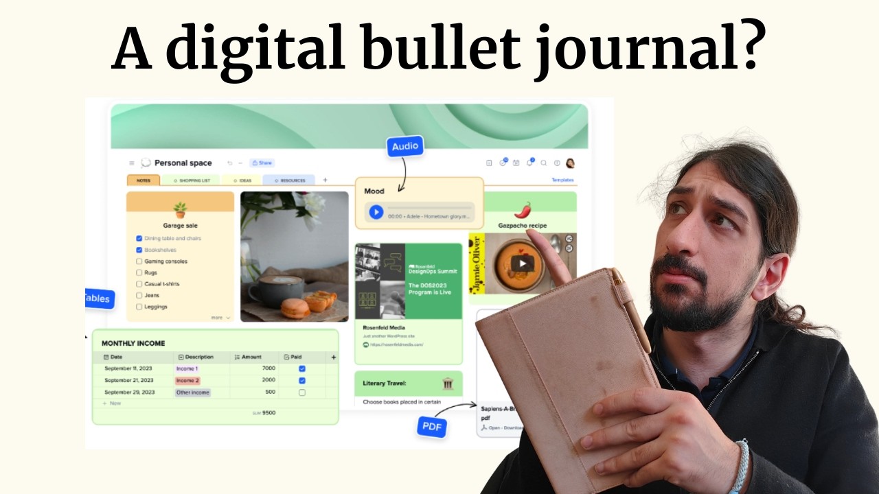 The digital bullet journal  - xtiles review