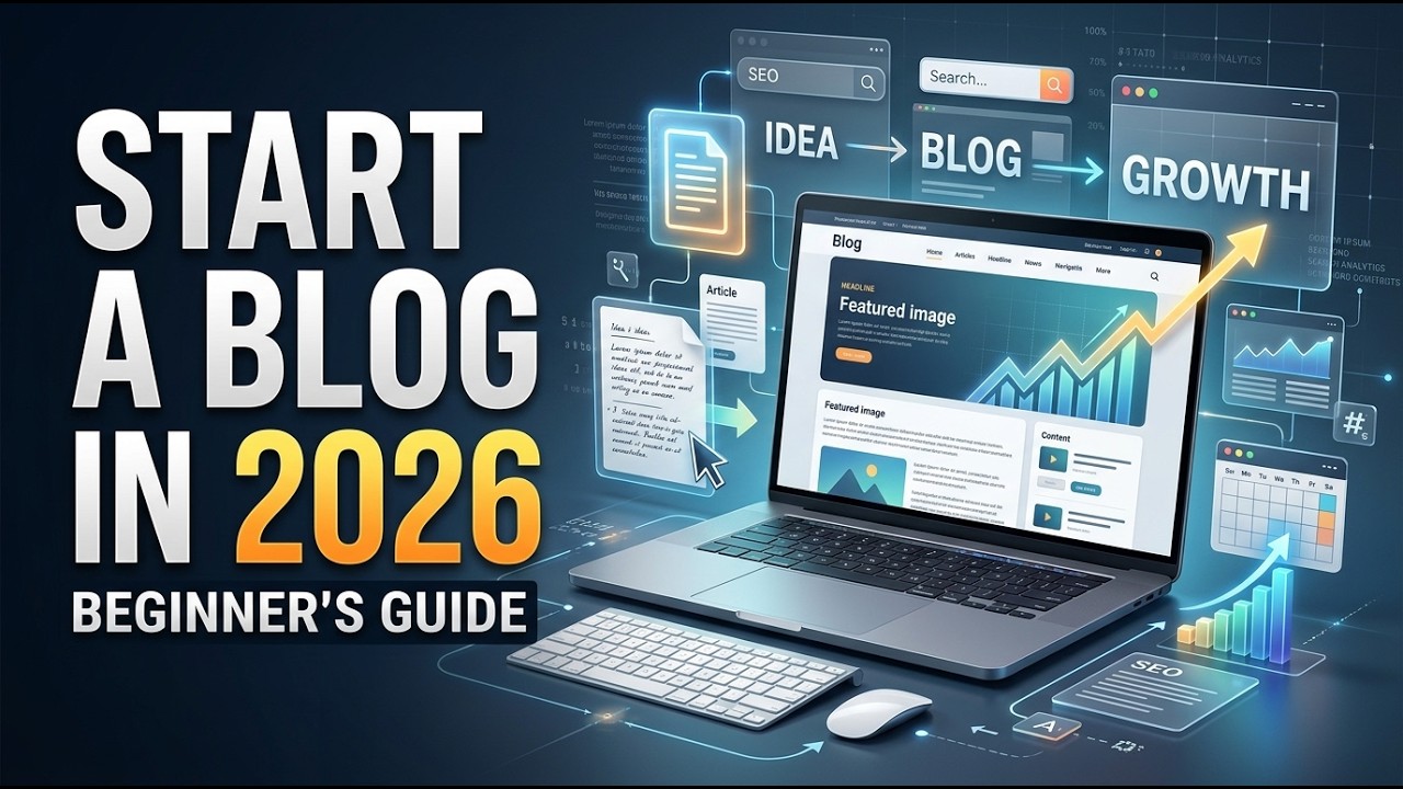 How to Start a Blog in 2026 | The Ultimate Beginner&rsquo;s Blogging Guide