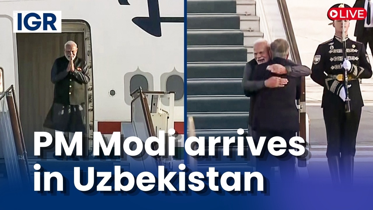 LIVE: PM Modi Reaches Uzbekistan for Talks to Strengthen Strategic Ties with India | SCO Summit