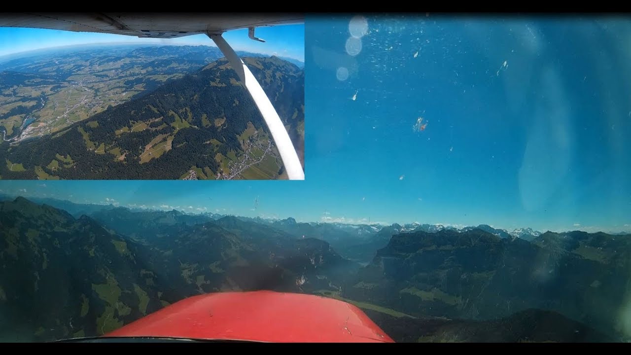 Stuttgart (EDDS) - Hohenems (LOIH)  l  Flying In Amazing Weather [C152] [ATC]