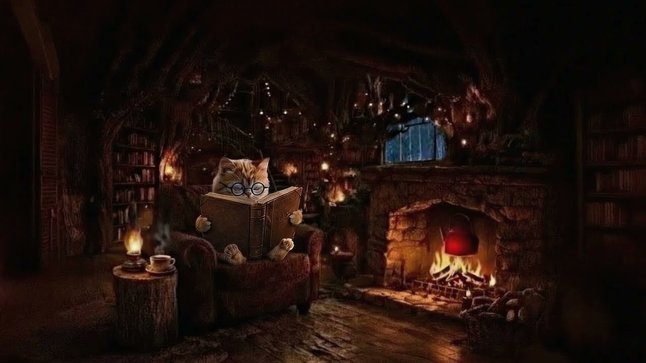 Between Magic and Time | Secret Forest Burrow 🌧️Sleep • Read • Unwind | Cozy Rain Ambience .No Music