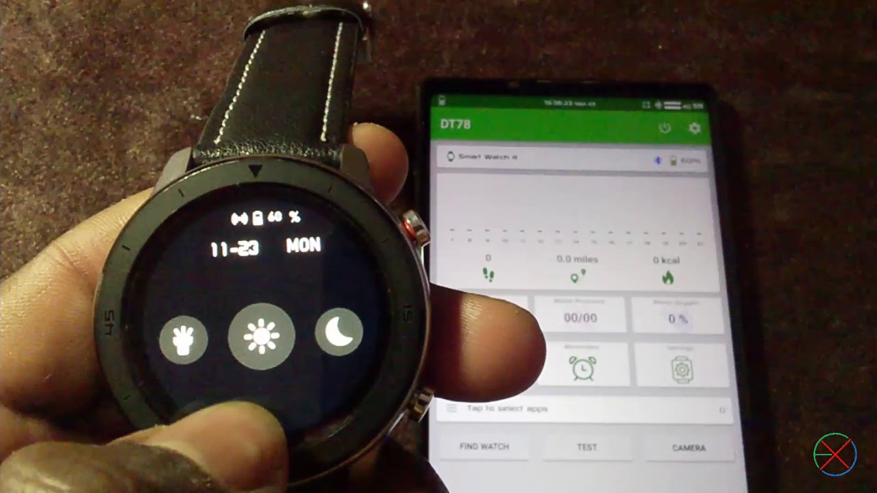 Connecting to the DT78 app