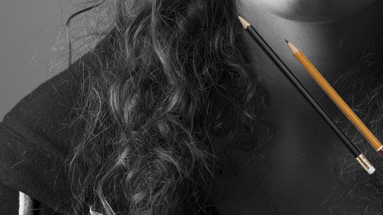 REALISTIC HAIR DRAWING DEMONSTRATION | STEP BY STEP