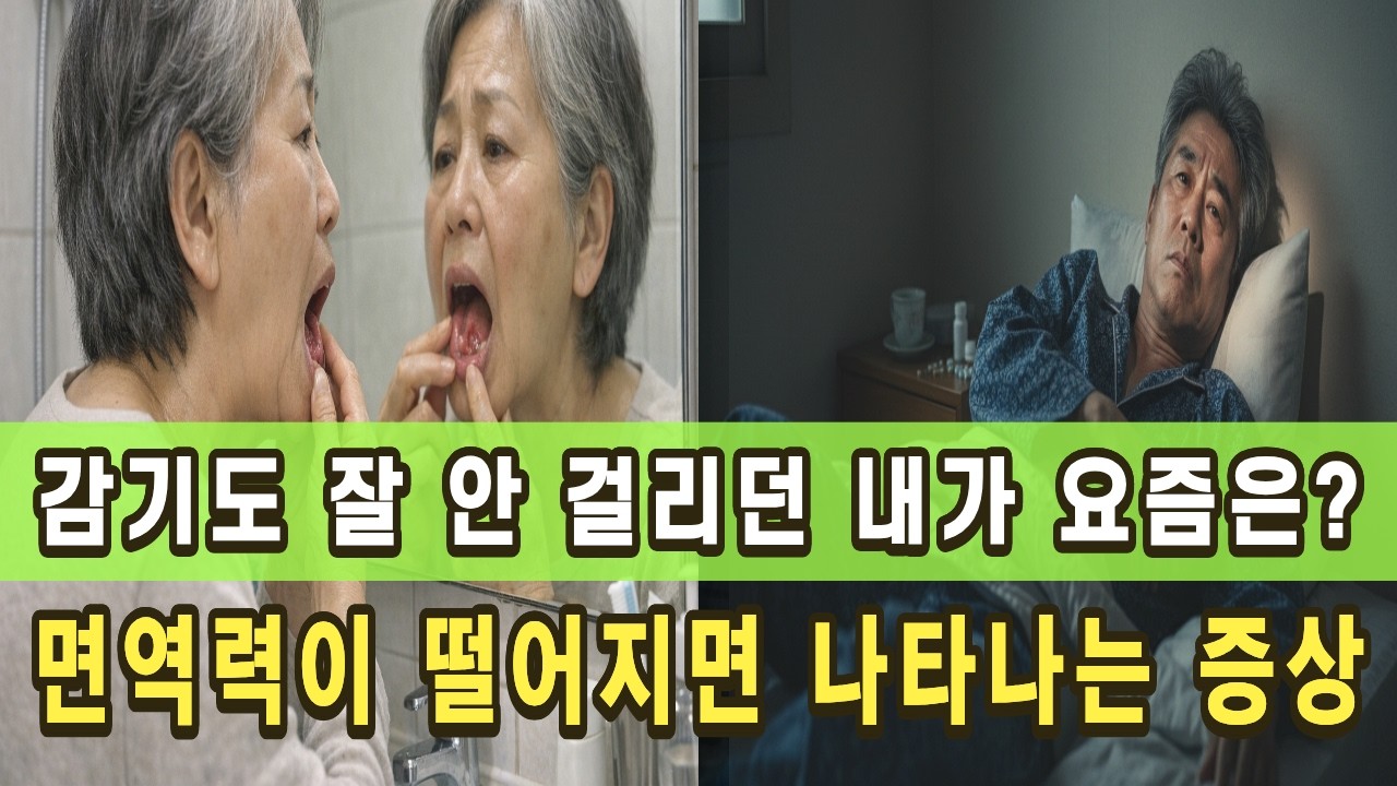 면역력이 떨어지면 나타나는 증상 5가지