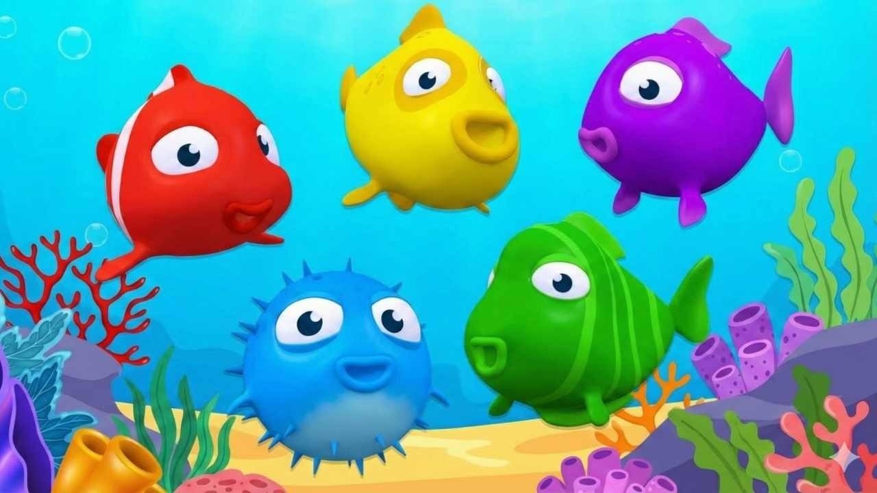 Kırmızı Balık Şarkısı İzle Full HD  Okul Öncesi En Sevilen Müzikler