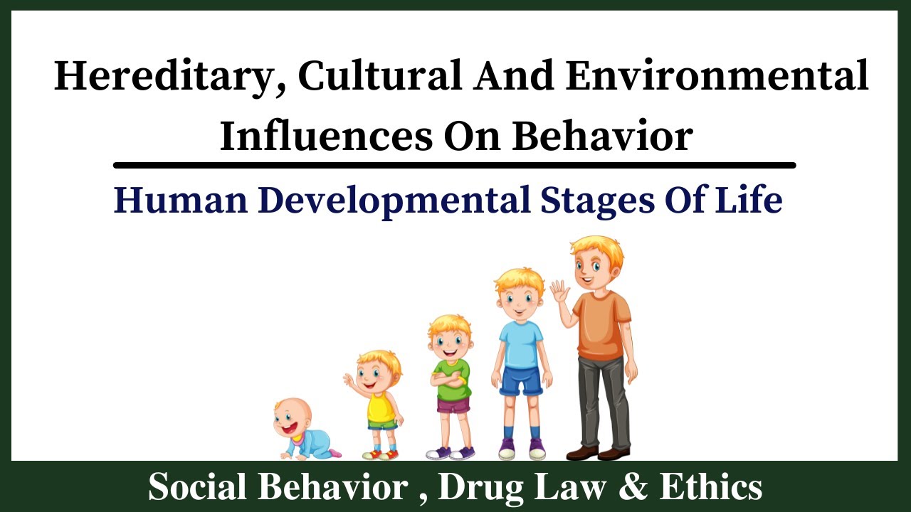 Growth Development And Stages Of Life || Hereditary, Cultural Environmental Influences On Behavior