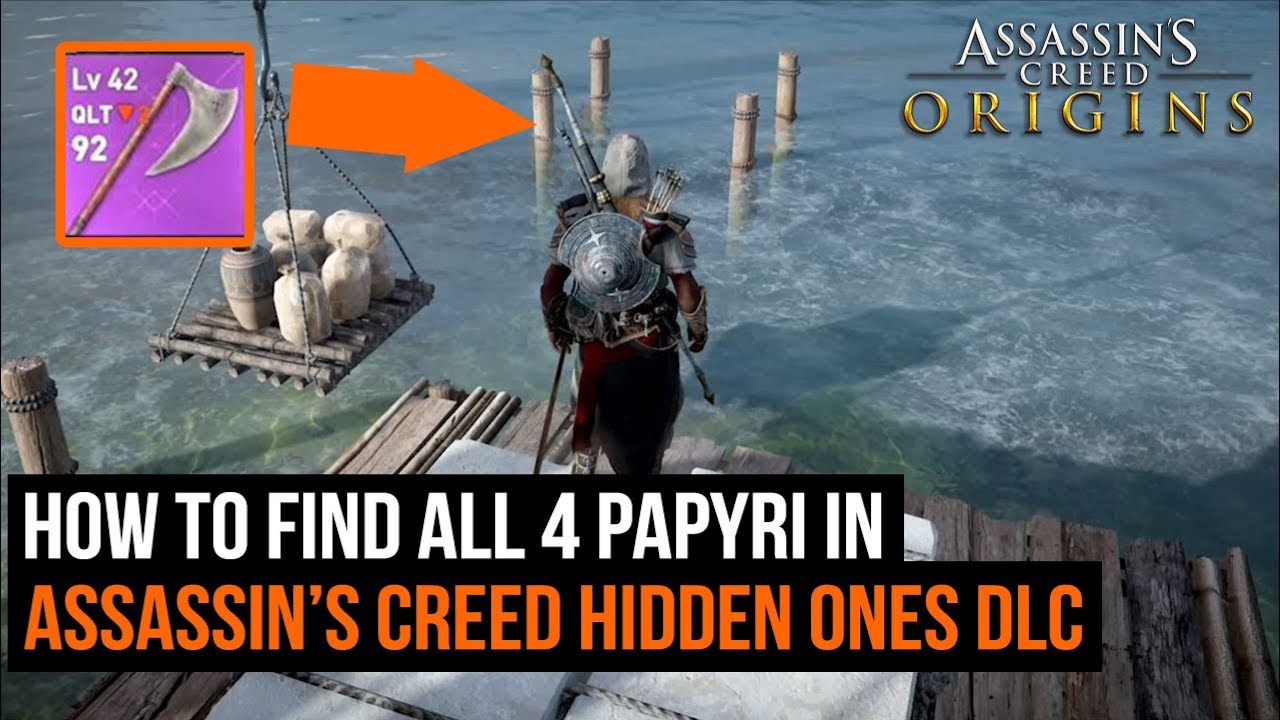Where To Find All 4 Papyri in Assassin's Creed Origins 'Hidden One's DLC