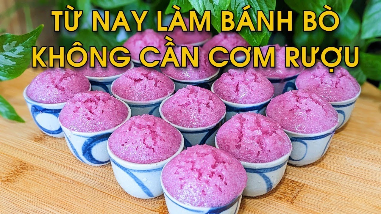 TỪ NAY LÀM BÁNH BÒ | KHÔNG CẦN CƠM RƯỢU | BÁNH VẪN XỐP VẪN MỀM DẺO | LẠI CÓ RẺ TRE| ĂN RẤT THƠM NGON
