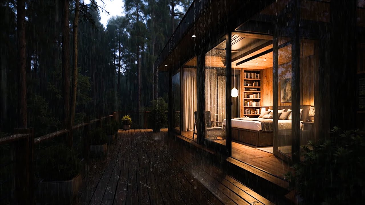 Peaceful Amazon Forest Rain | Deep Sleep Therapy & Mental Calm 🌧️🧠