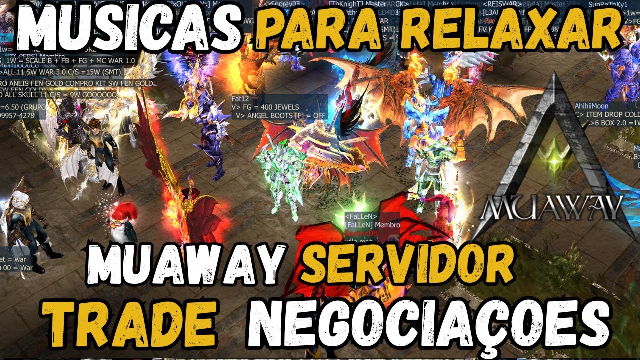 MUAWAY - SEVIDOR TRADE - BORA NEGOCIAR - ( LIVE COM MUSICA PARA RELAXAR )