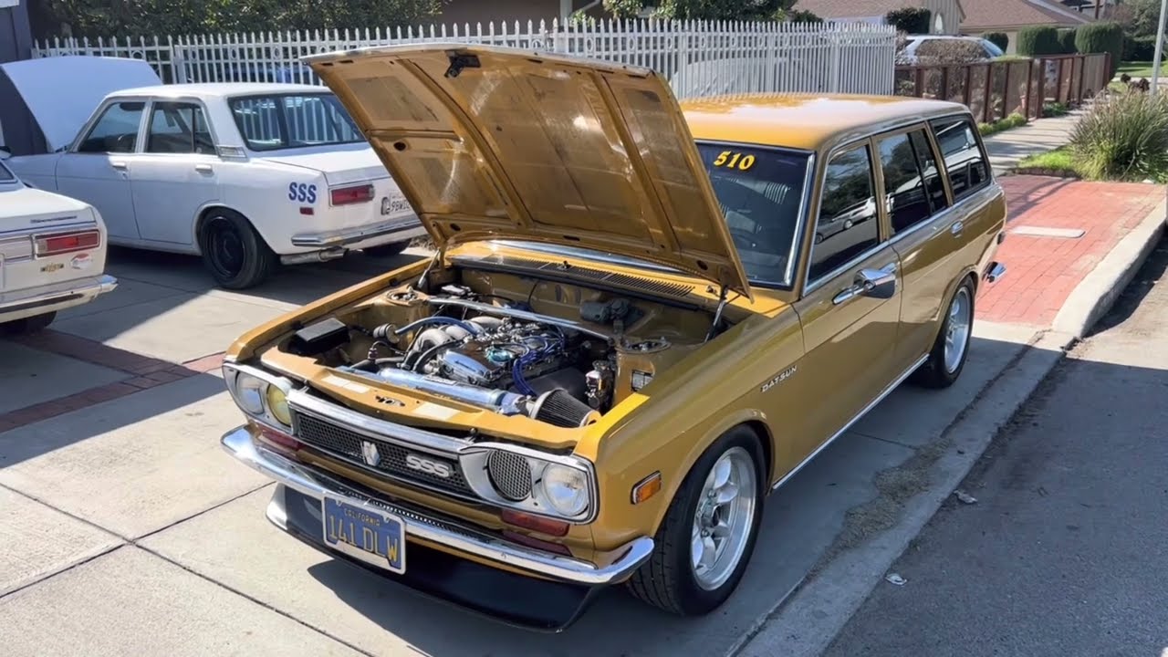 1971 Datsun 510 Wagon  #carlover #newvideo #newvideo